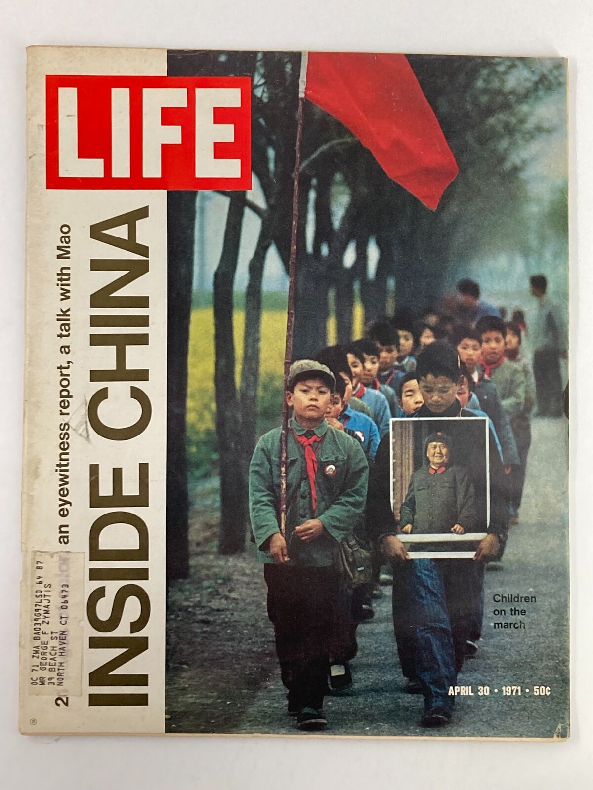 VTG Life Magazine April 30 1971 Children on the March Inside China