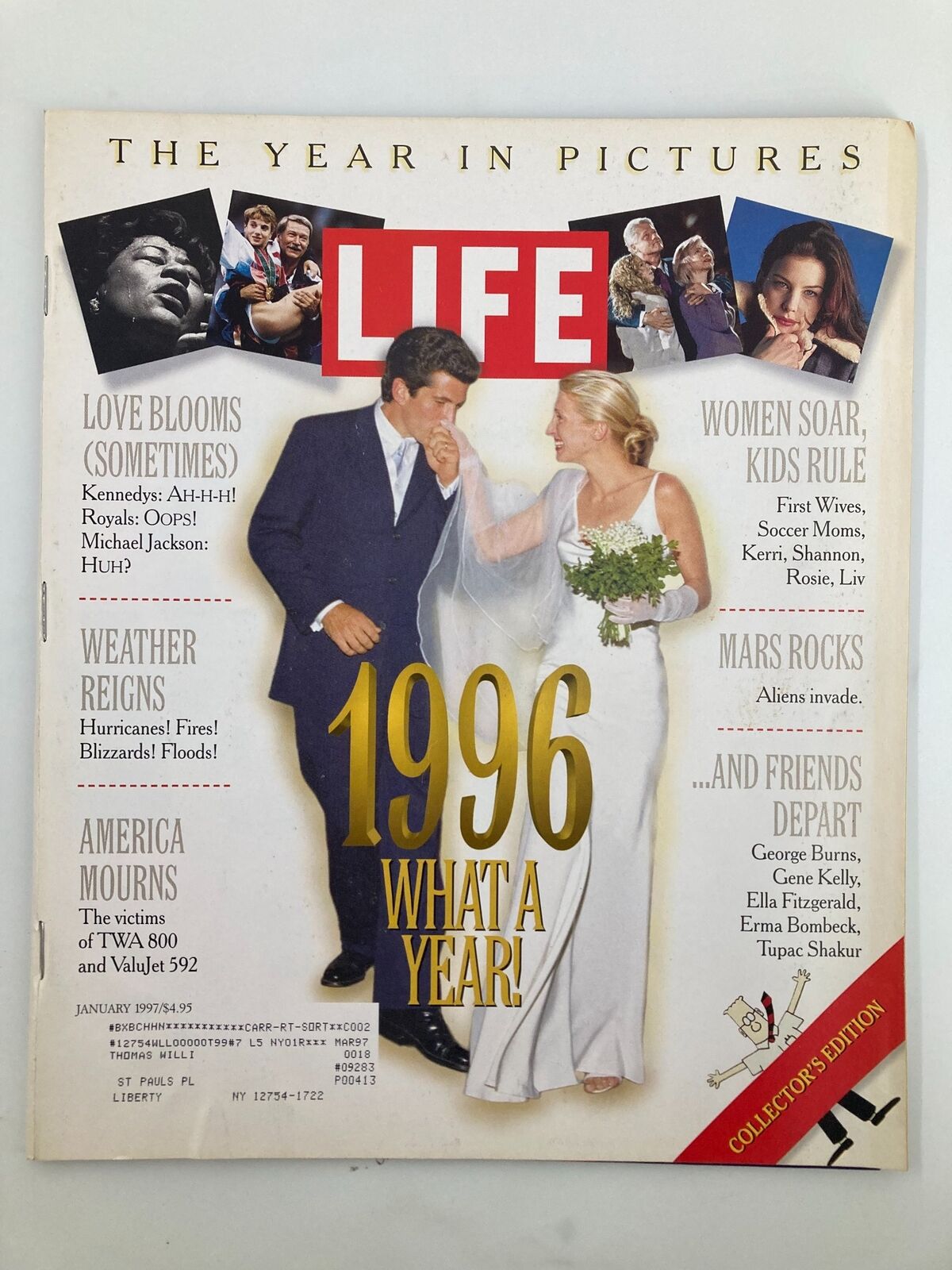 Life Magazine January 1997 Woman Soar, Kids Rule, Mars Rocks & Friends Depart