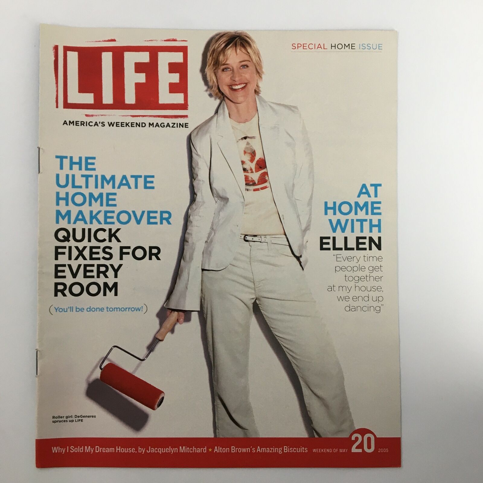 Life Magazine Newspaper Insert Ellen DeGeneres May 20 2005 No Label