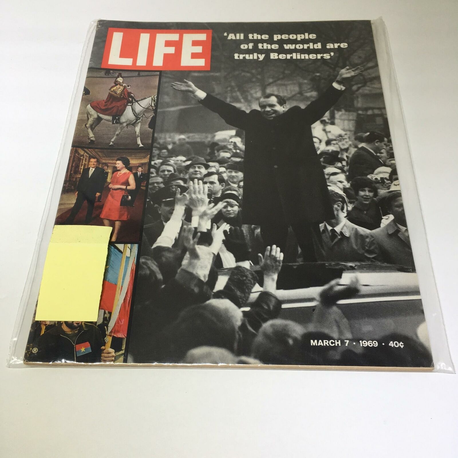 VTG Life Magazine March 7 1969 - Richard Nixon / Truly Berliners People