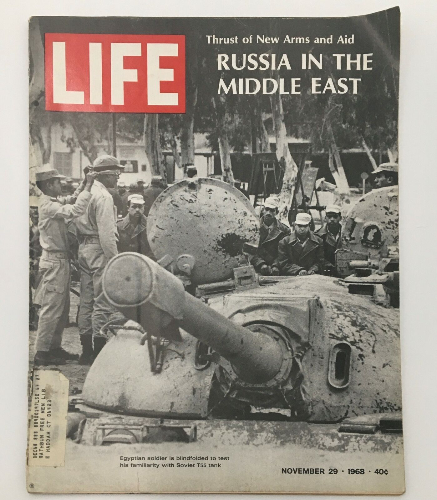 VTG Life Magazine November 29 1968 Russia in the Middle East Cover and Feature