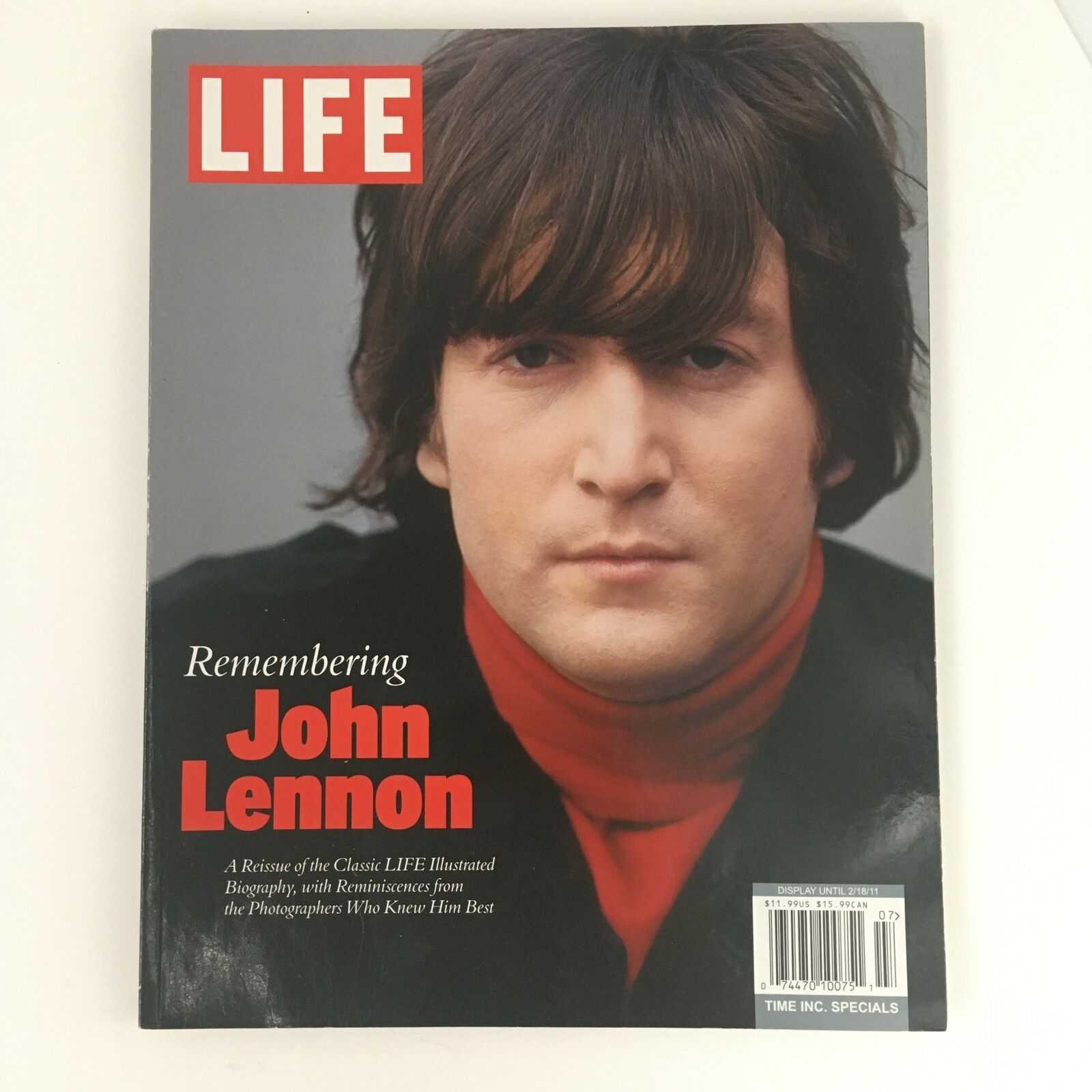 Life Magazine 2011 Remembering John Lennon Illustrated Biography