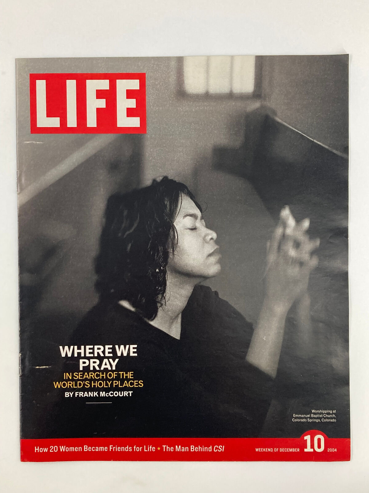 Life Magazine Newspaper Insert Where We Pray December 10 2004 No Label