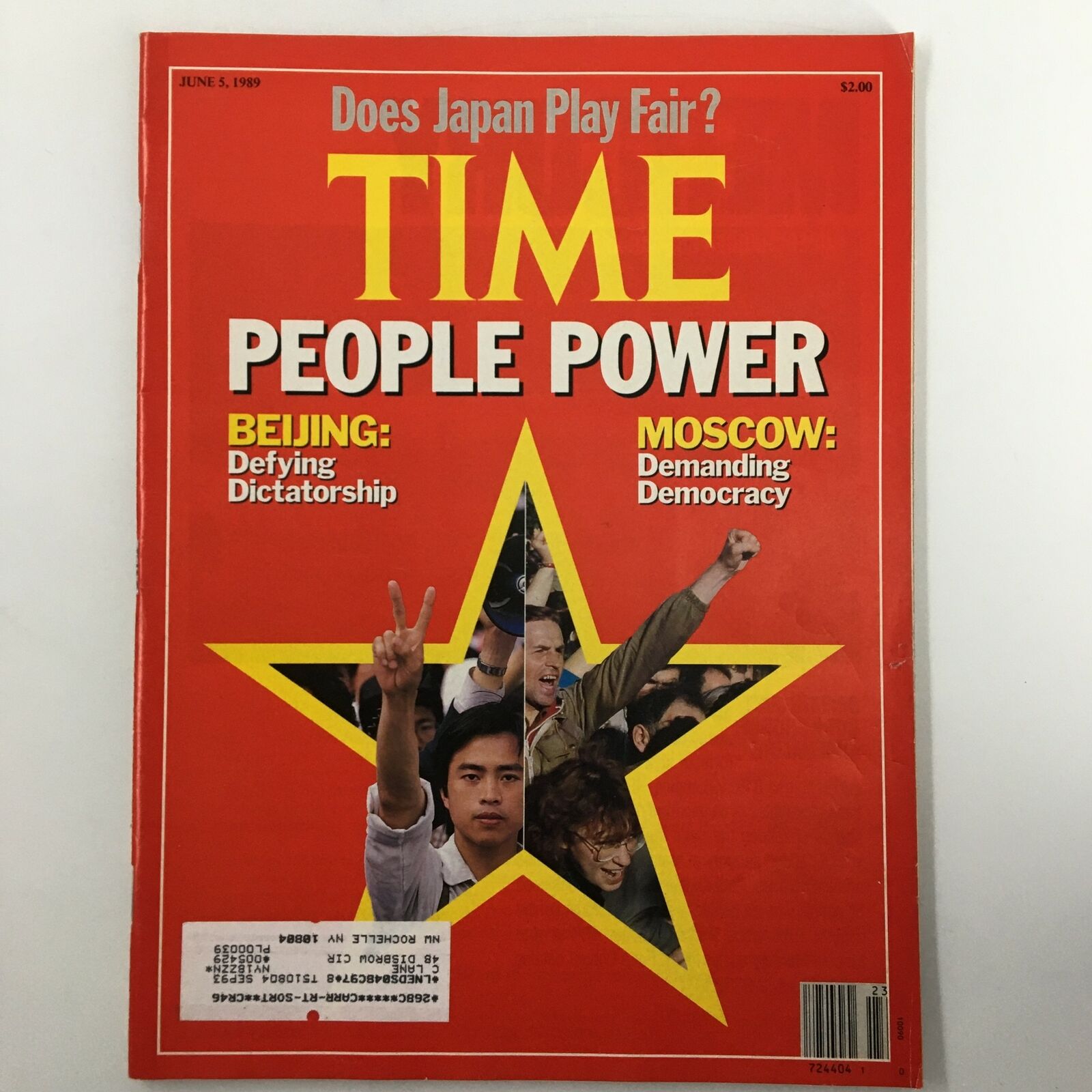 VTG Time Magazine June 5 1989 People Power in Beijing and Moscow