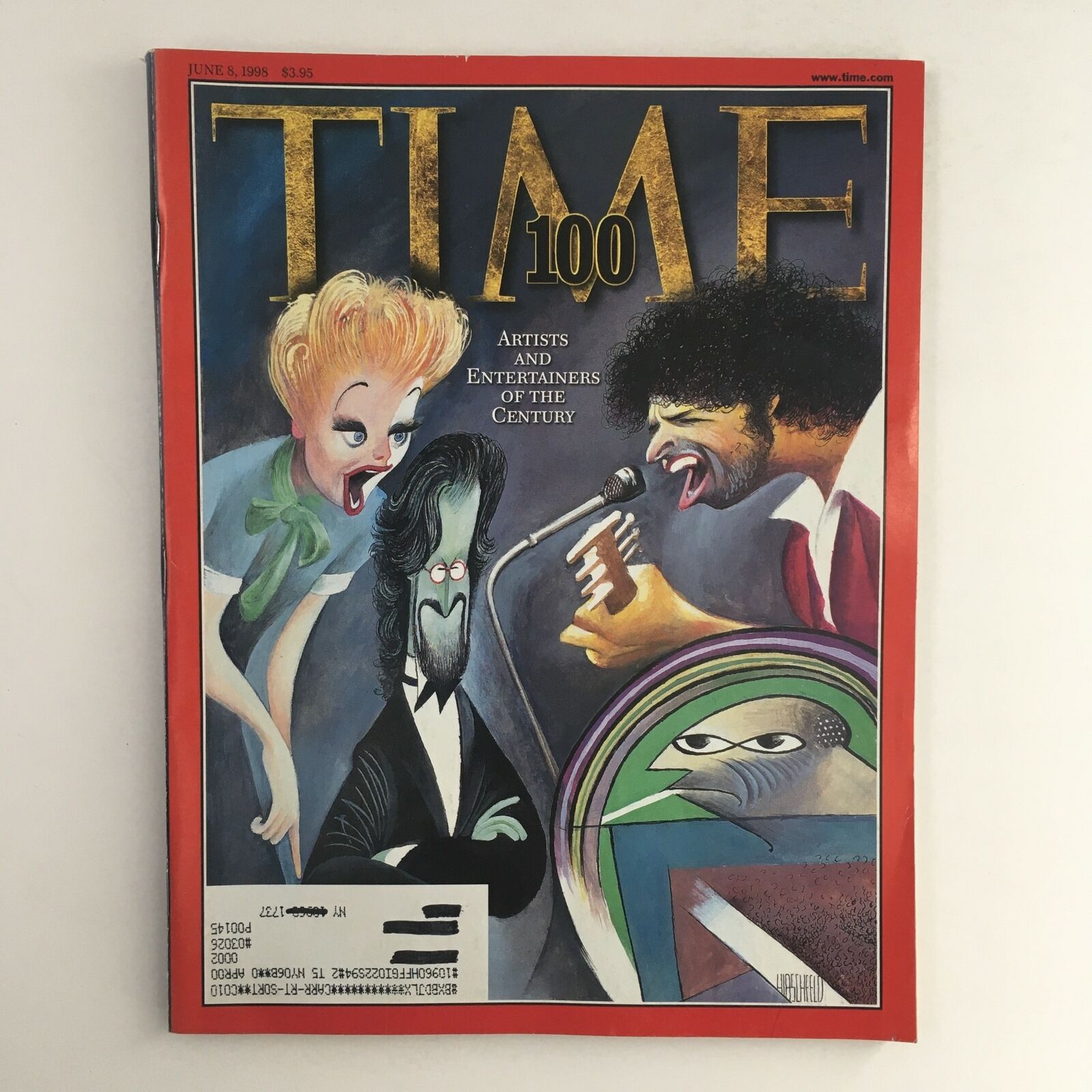 Time Magazine June 8 1998 The 100 Artists and Entertainers of the Century