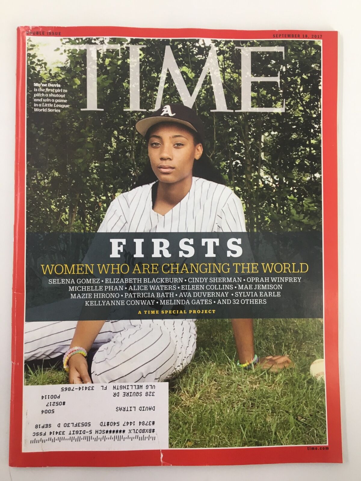 Time Magazine September 18 2017 Mo'ne Davis Firsts Women Who Are Changing World