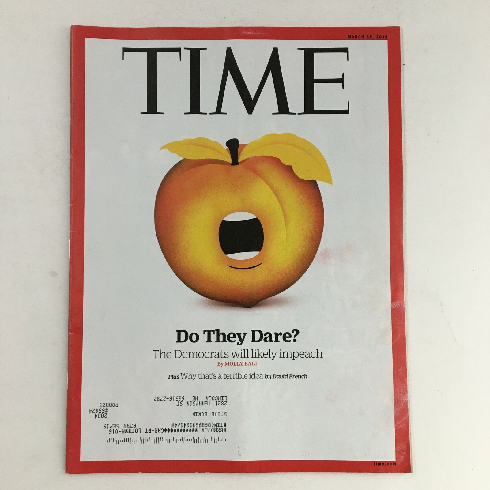 Time Magazine March 25 2019 The Democrats Wil Likely Impeach by Molly Ball