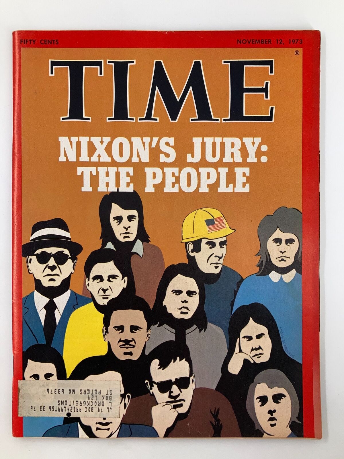 VTG Time Magazine November 12 1973 Richard Nixon's Jury The People