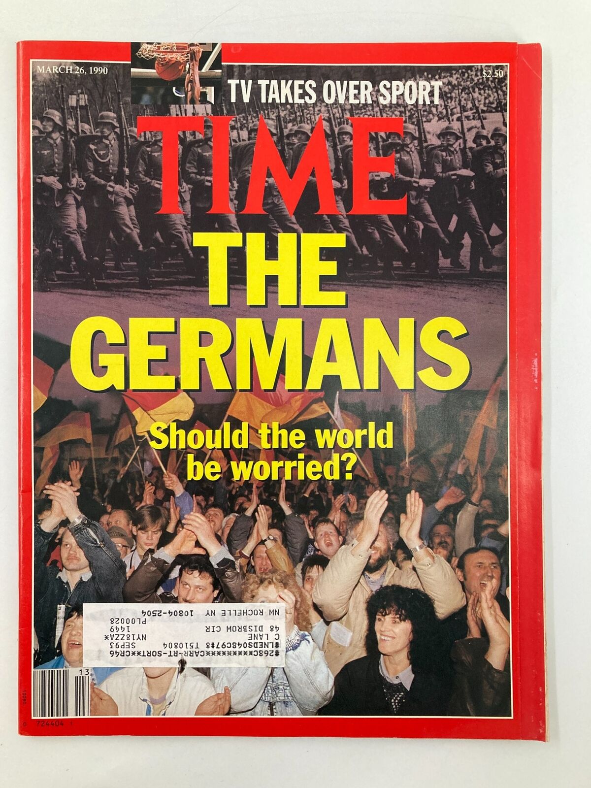 VTG Time Magazine March 26 1990 The Germans Should the World Be Worried?