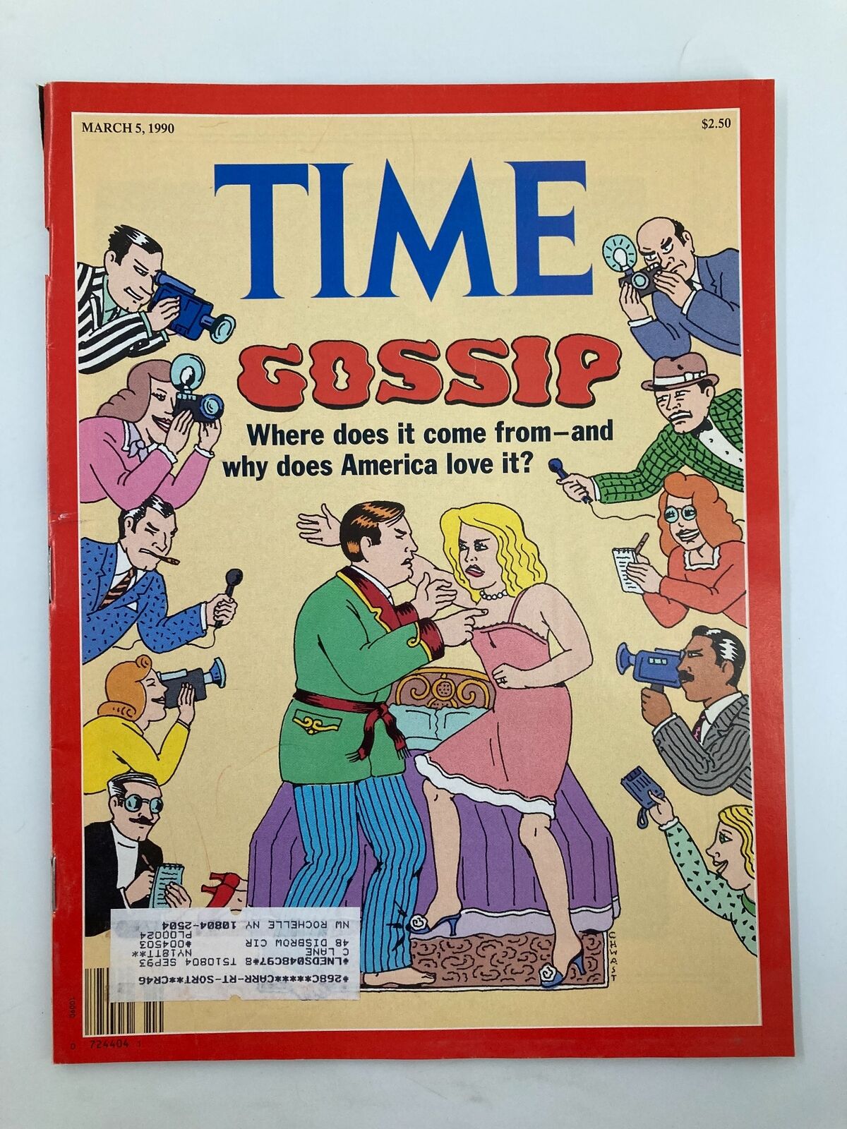 VTG Time Magazine March 5 1990 Gossip Where Does It Come From, America Love It