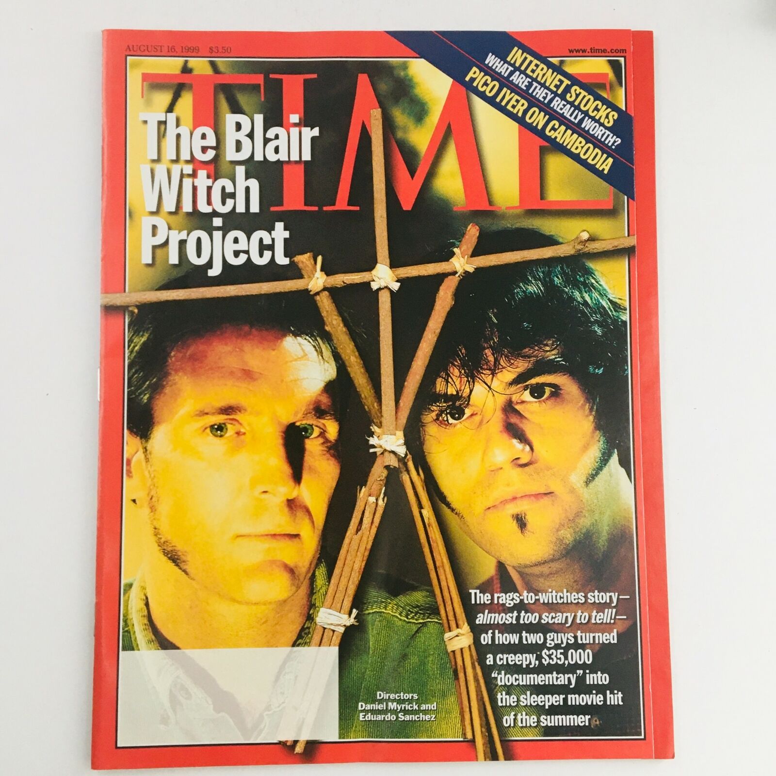 Time Magazine August 16 1999 The Blair Witch Project Daniel Myrick & Eduardo S.