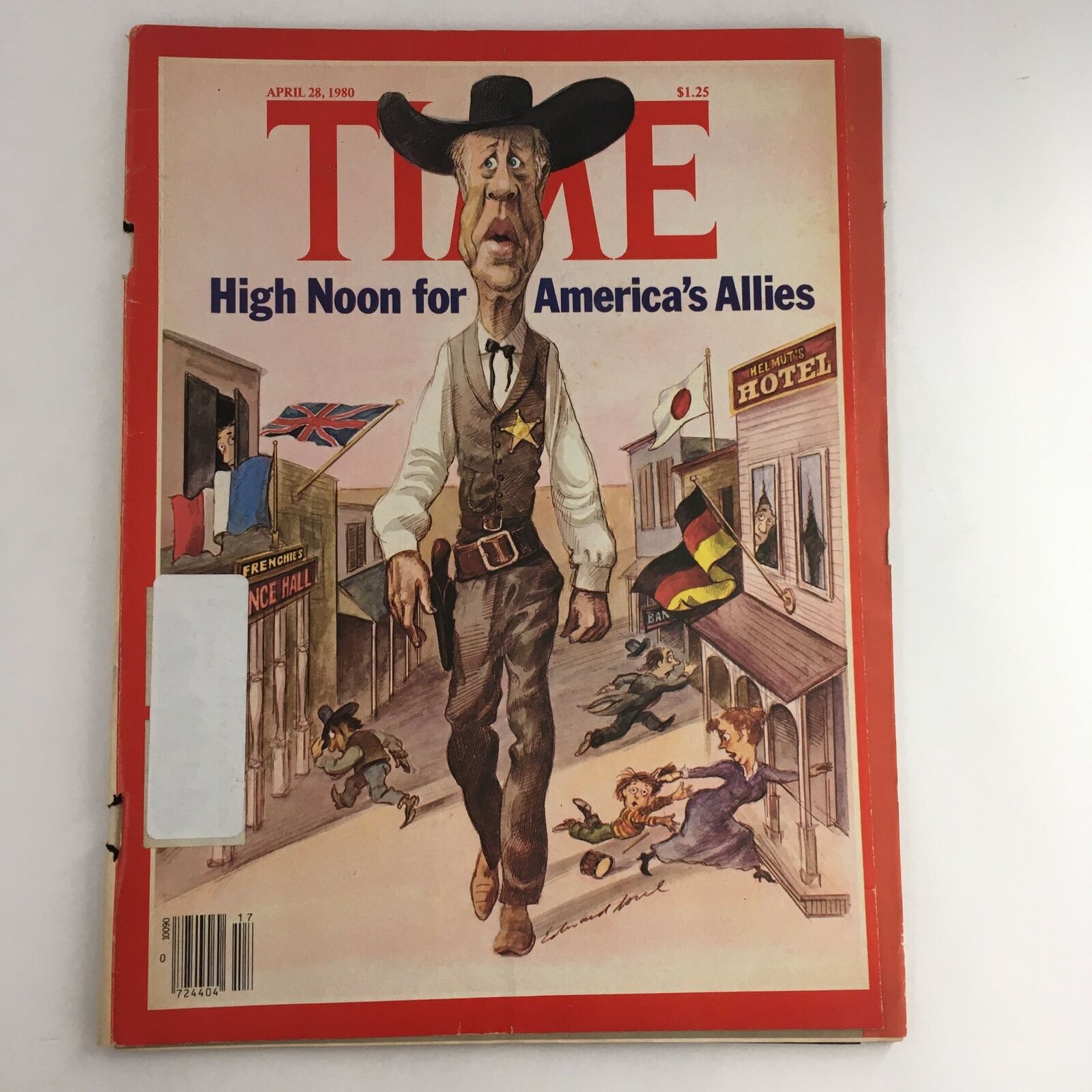 Time Magazine April 28 1980 Vol 115 No. 17 Jean-Paul Sartre & American Allies