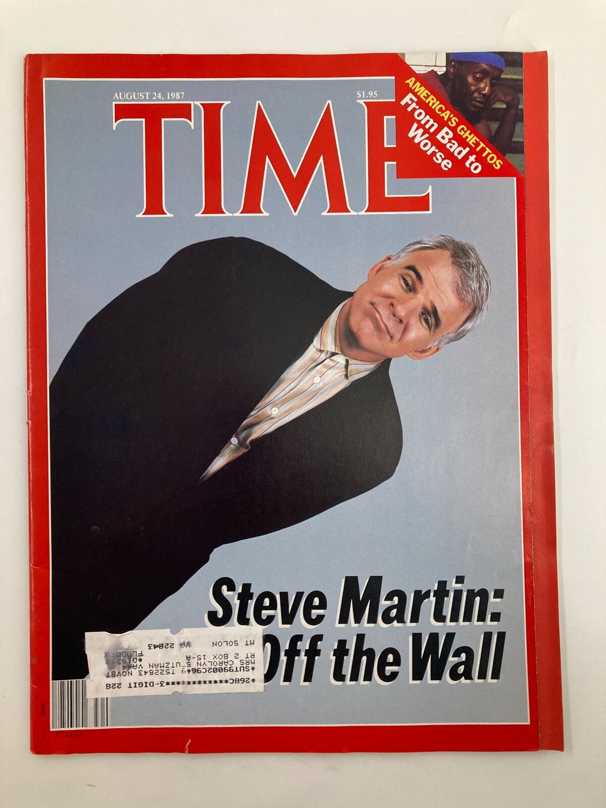 VTG Time Magazine August 24 1987 Steve Martin Off The Wall