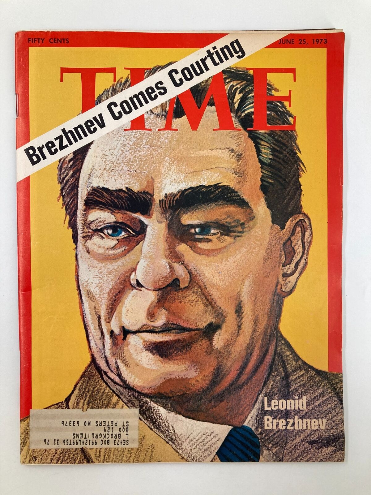 VTG Time Magazine June 25 1973 Leonid Brezhnev Comes Courting