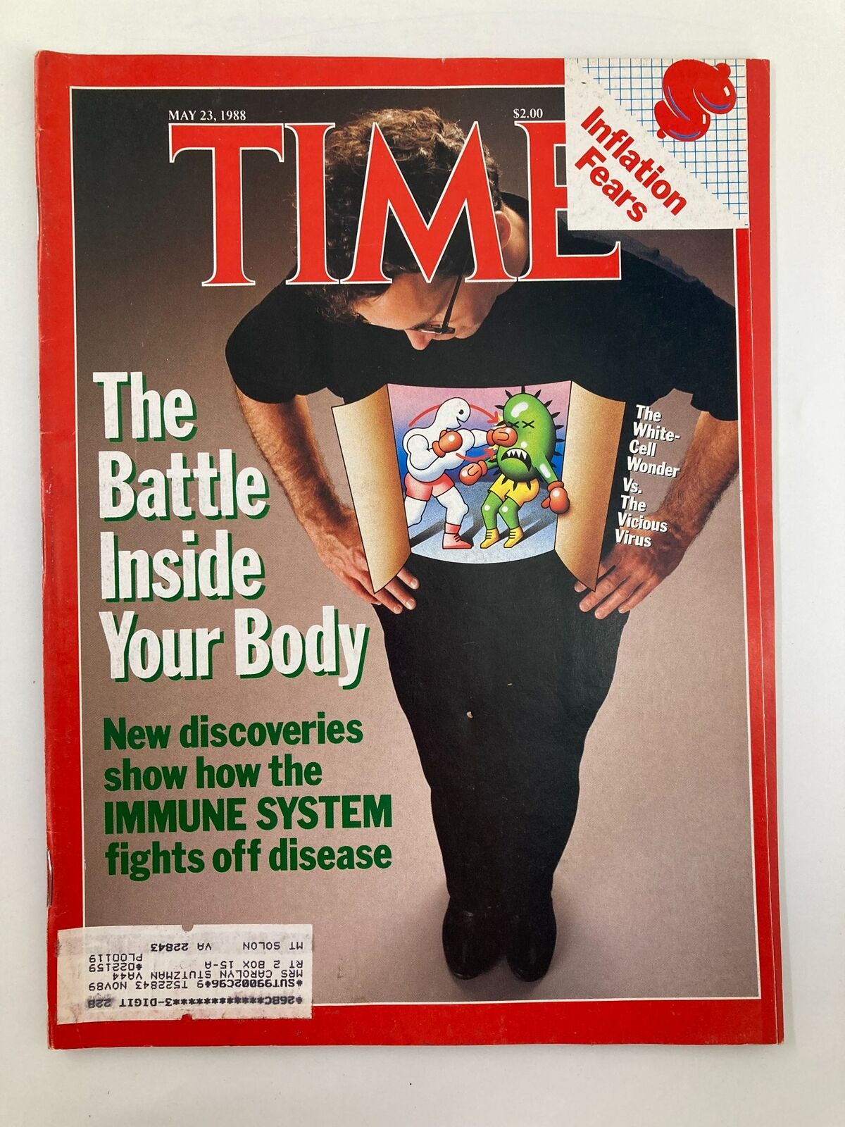 VTG Time Magazine May 23 1988 The Battle Inside Your Body The Immune System