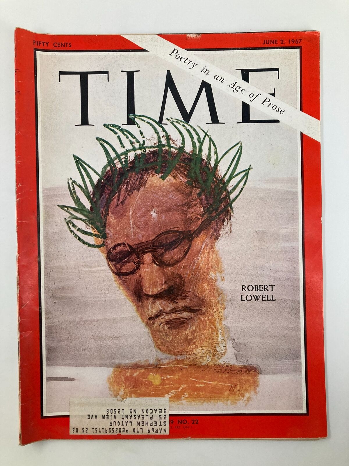 VTG Time Magazine June 2 1967 Vol 89 #22 Robert Lowell Poetry in an Age of Prose