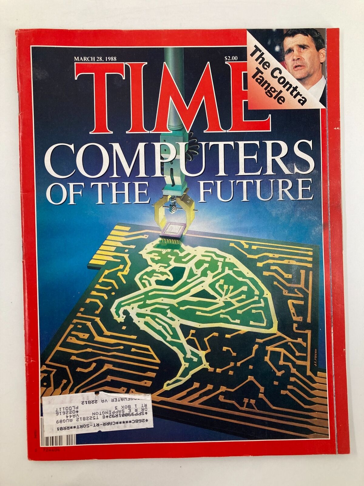 VTG Time Magazine March 28 1988 Computers of the Future, The Contra Tangle