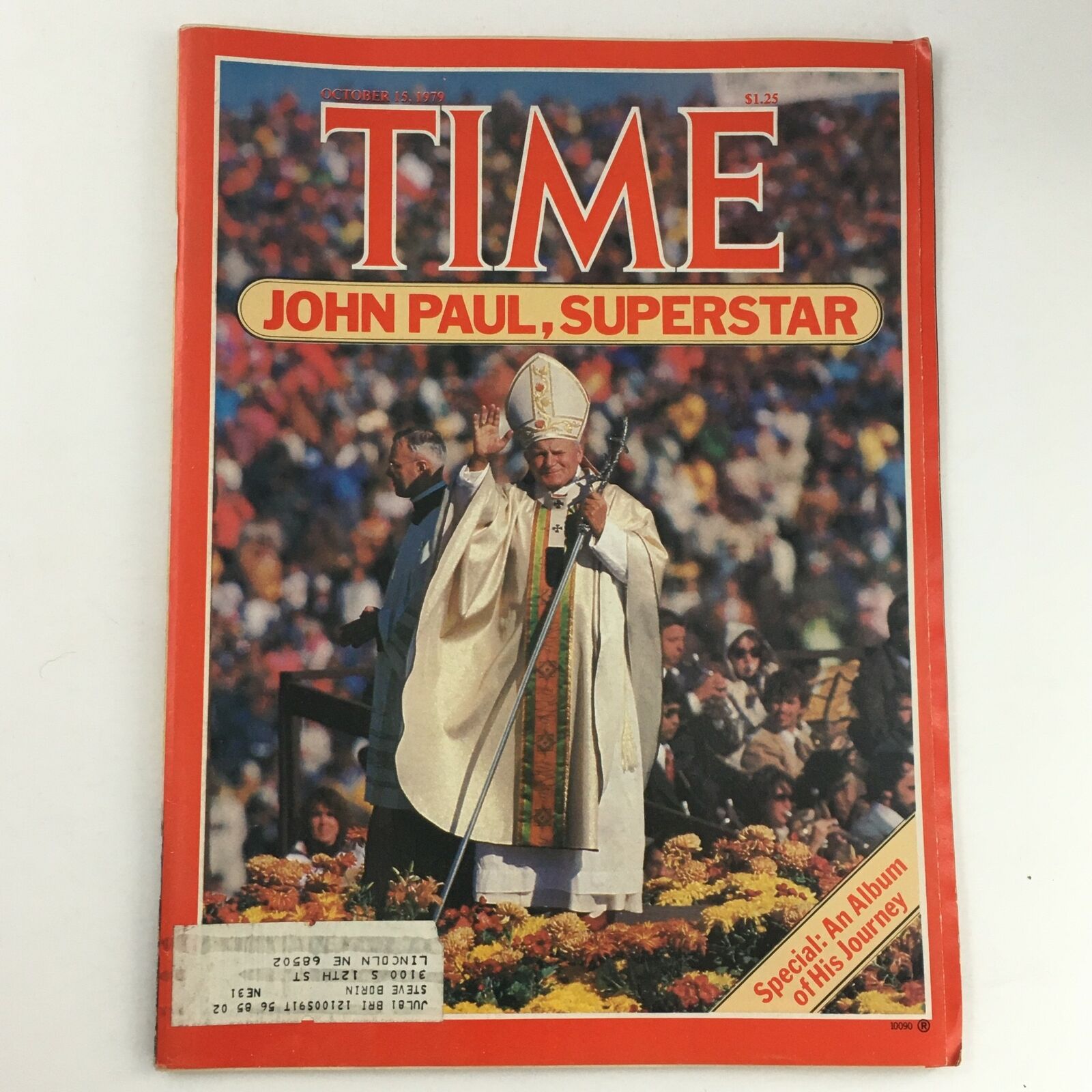 Time Magazine October 15 1979 Vol 114 #16 Pope John Paul An Album of His Journey