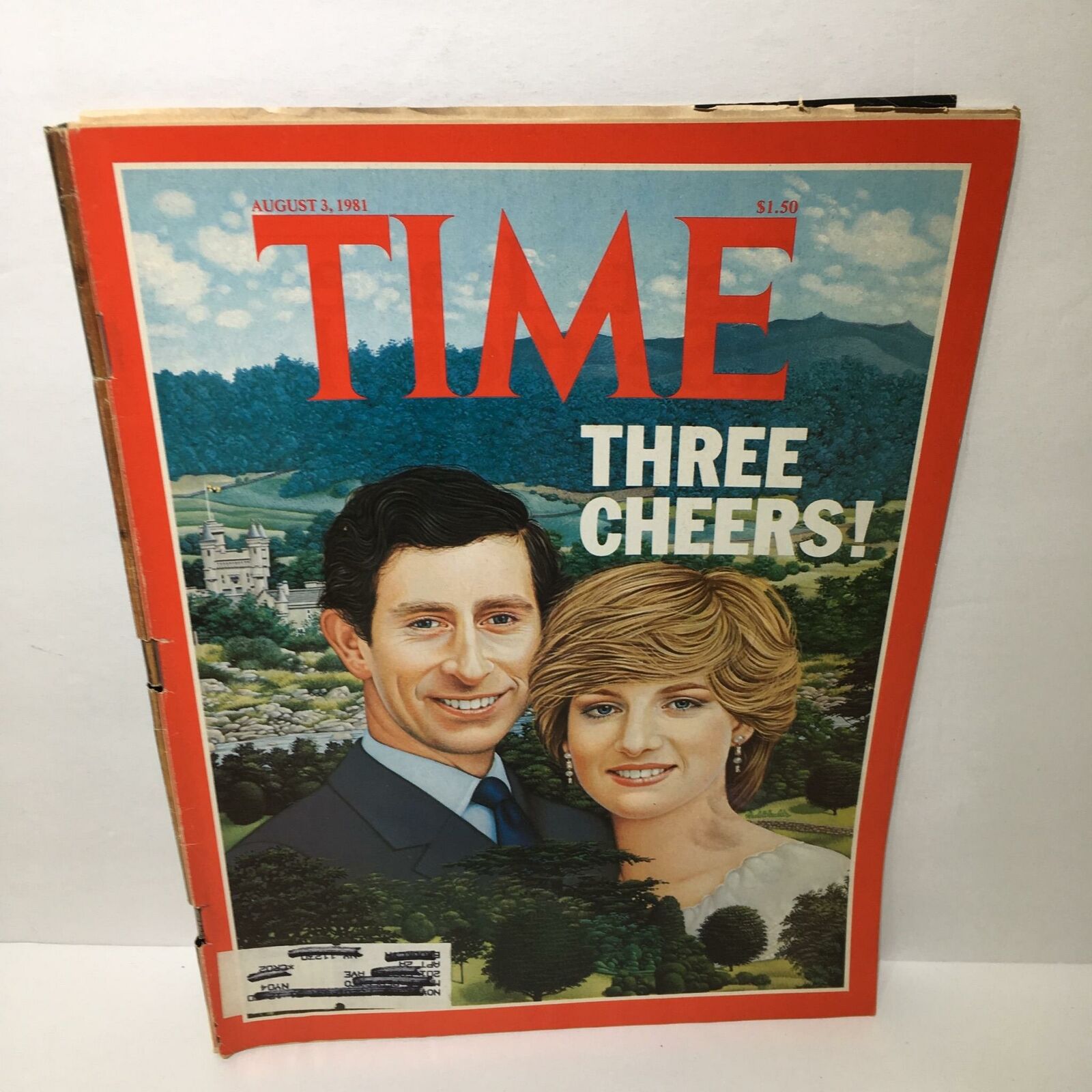 Time Magazine August 3 1981 Three Cheers Prince Charles & Diana