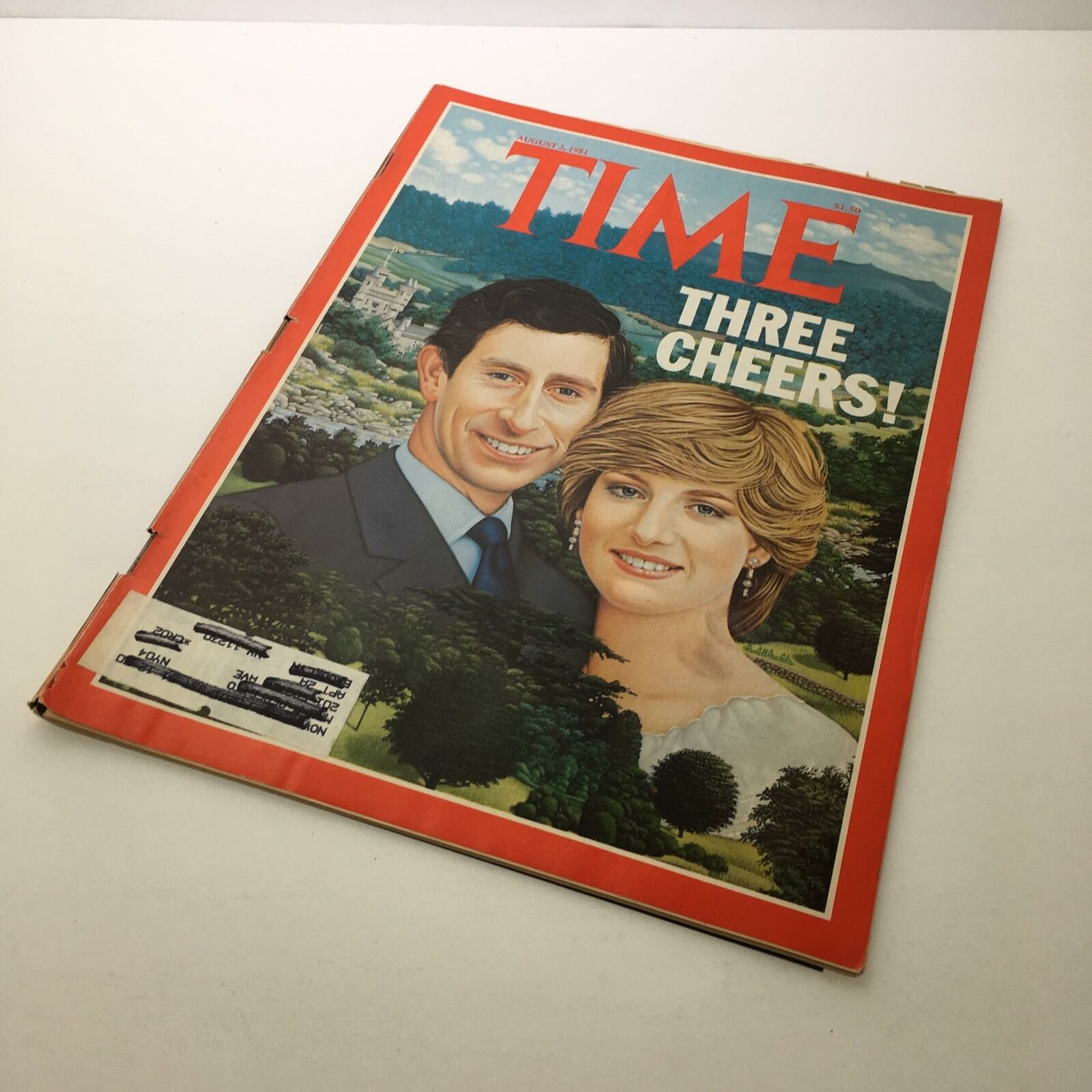 Time Magazine August 3 1981 Three Cheers Prince Charles & Diana