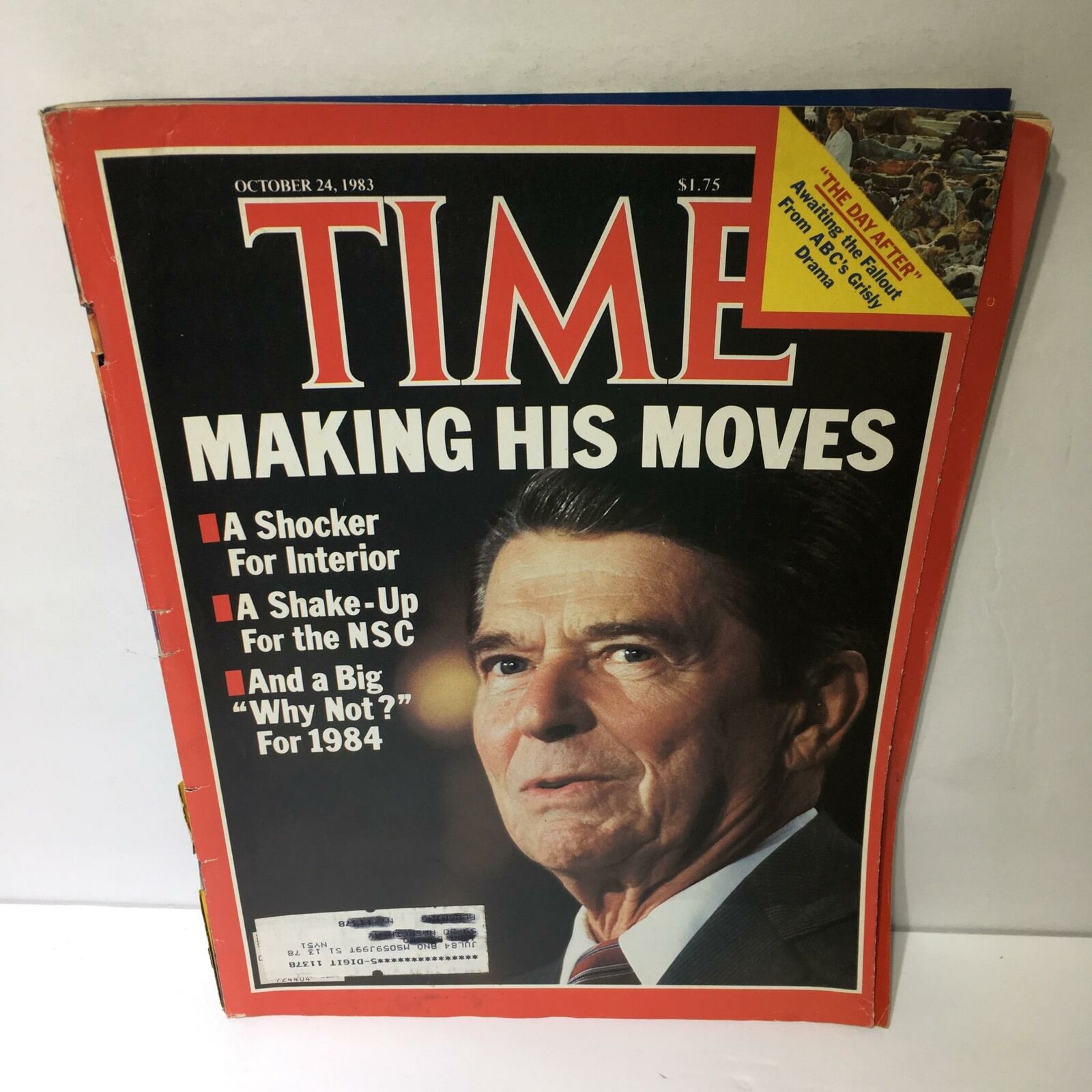 Time Magazine OCt 24 1983 Making His Moves Ronald Reagan Cover