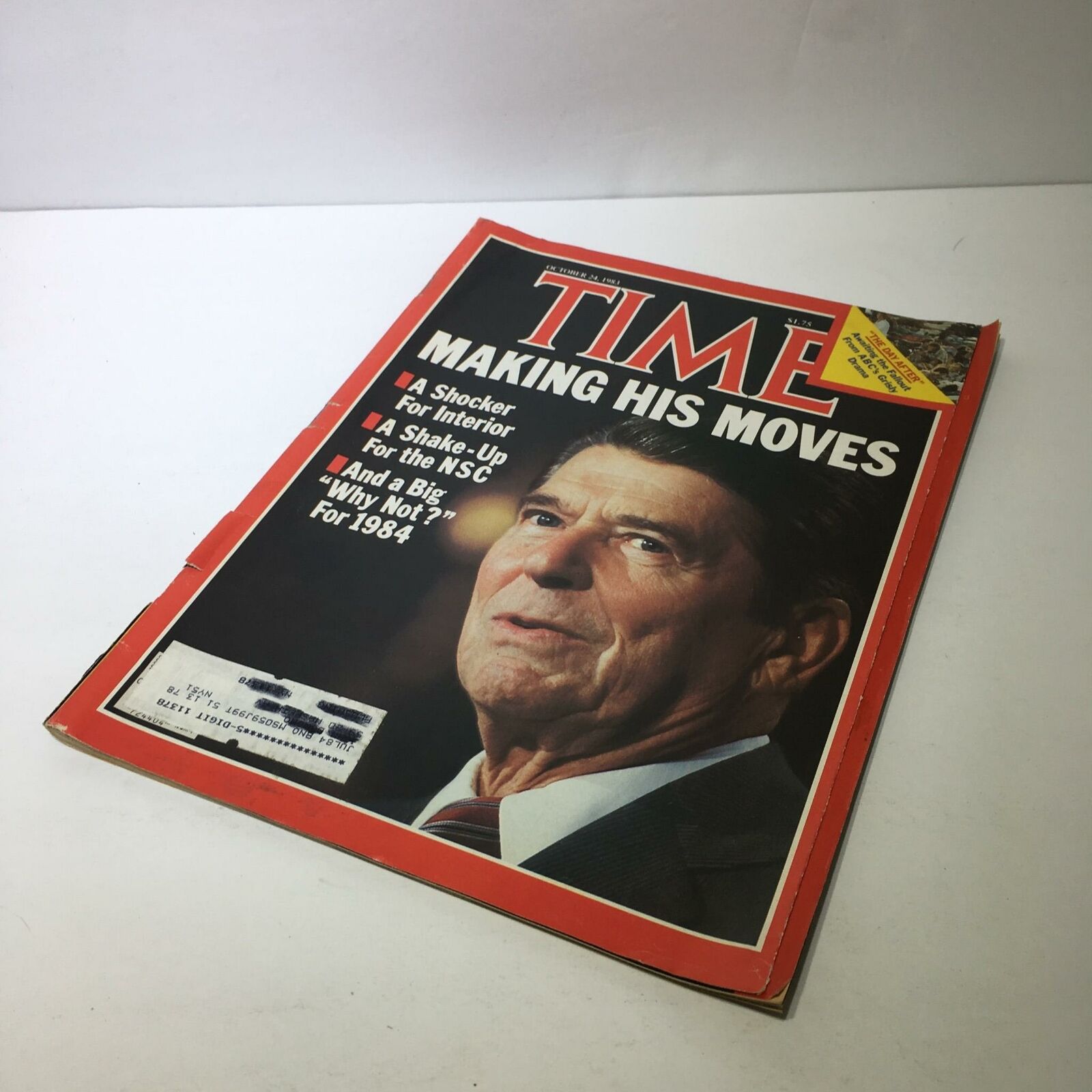 Time Magazine OCt 24 1983 Making His Moves Ronald Reagan Cover