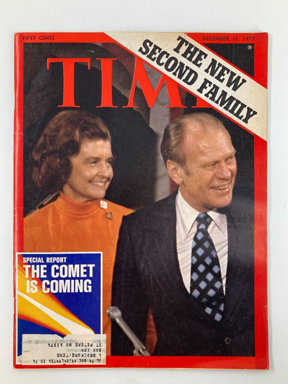 VTG Time Magazine December 17 1973 Gerald Ford The New Second Family