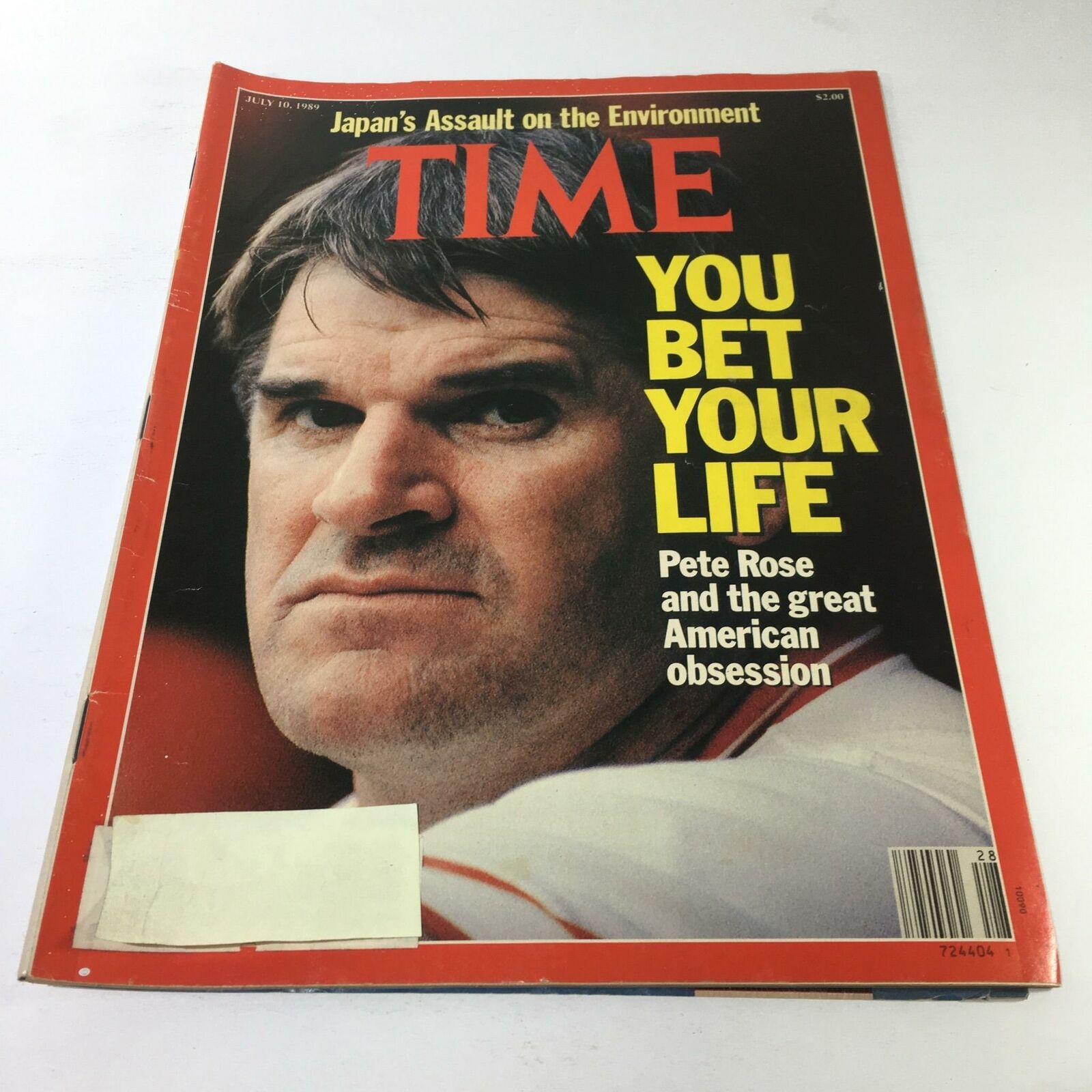 Time Magazine: July 10 1989 - Pete Rose And The Great American Obsession