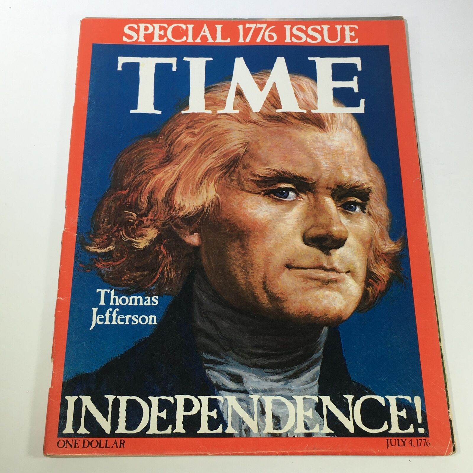 VTG Time Magazine: July 4 1776 - Thomas Jefferson / Independence! / No Label