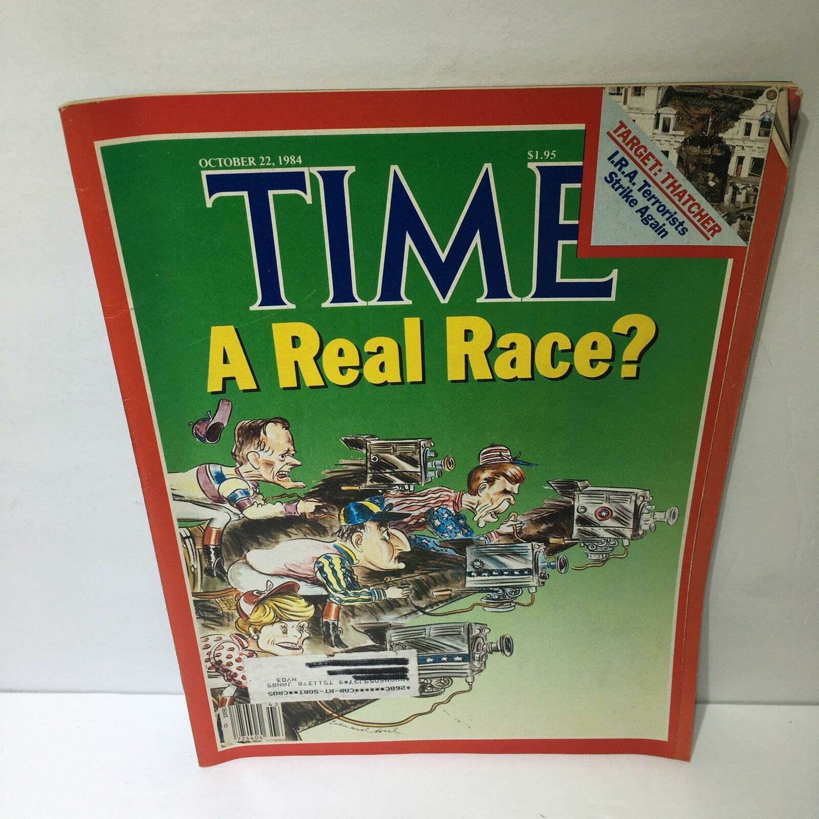 Time Magazine Oct 22 1984 A Real Race