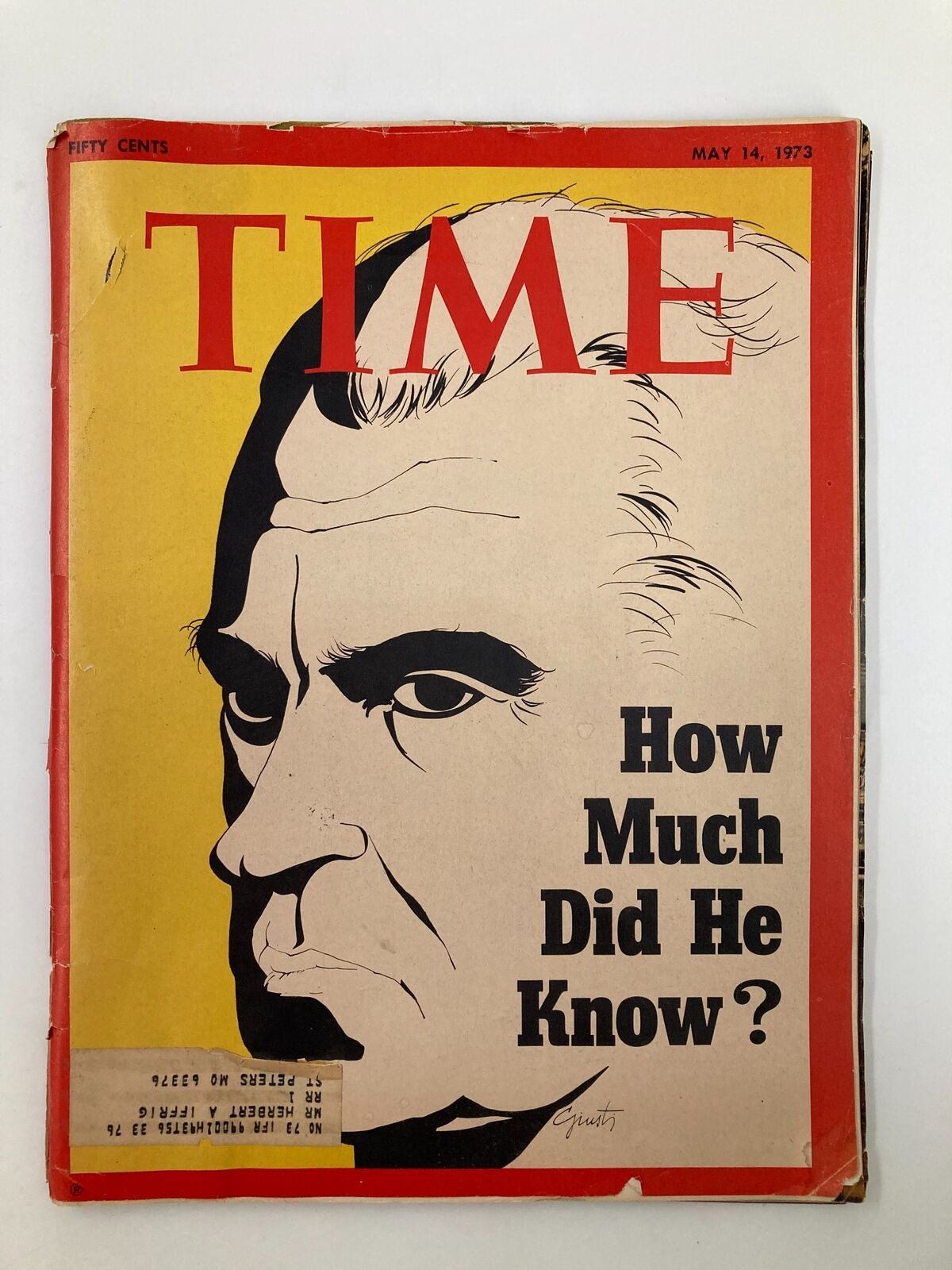 VTG Time Magazine May 14 1973 How Did Richard Nixon Know?