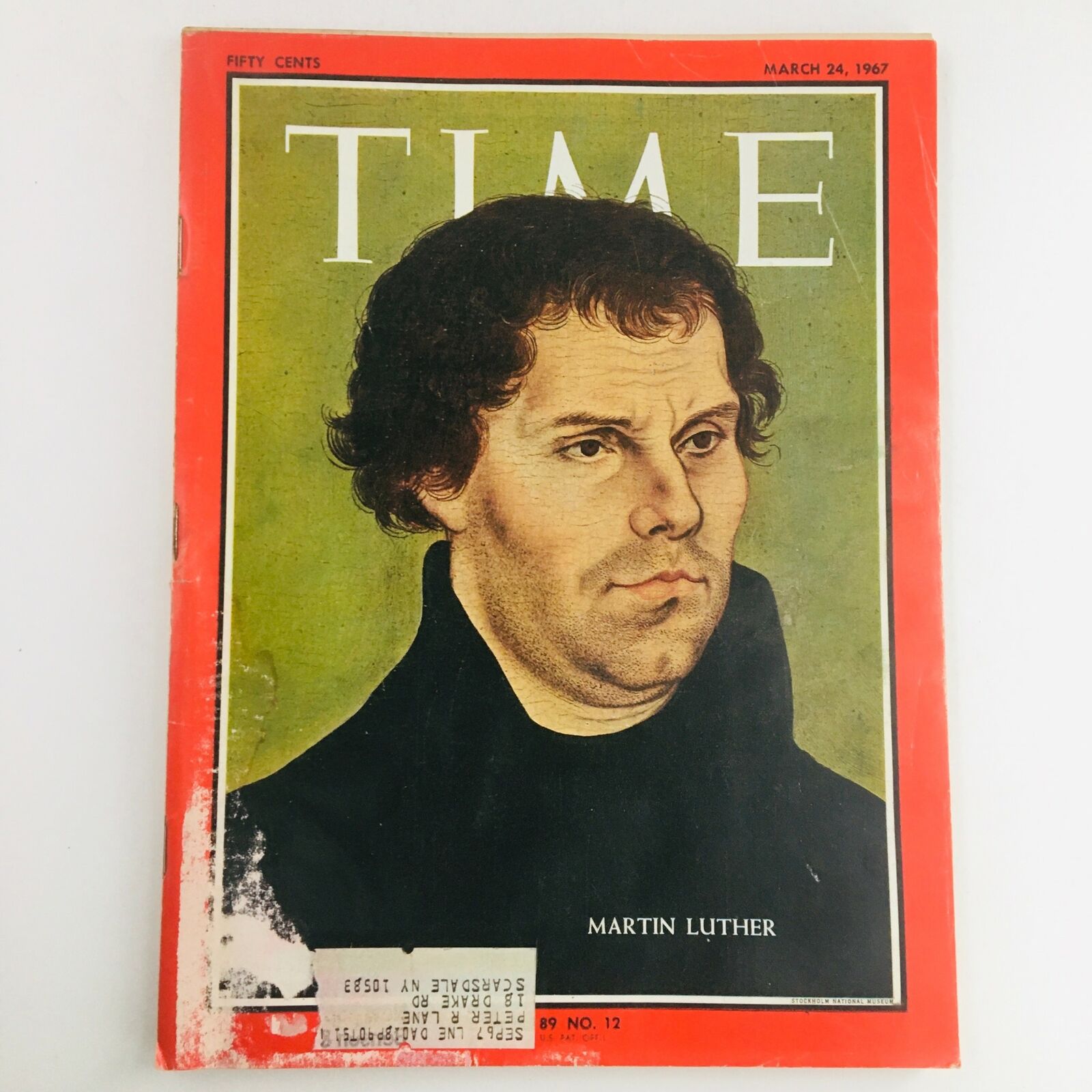 Time Magazine March 24 1967 Vol 89 #12 German Priest Martin Luther, O.S.A.