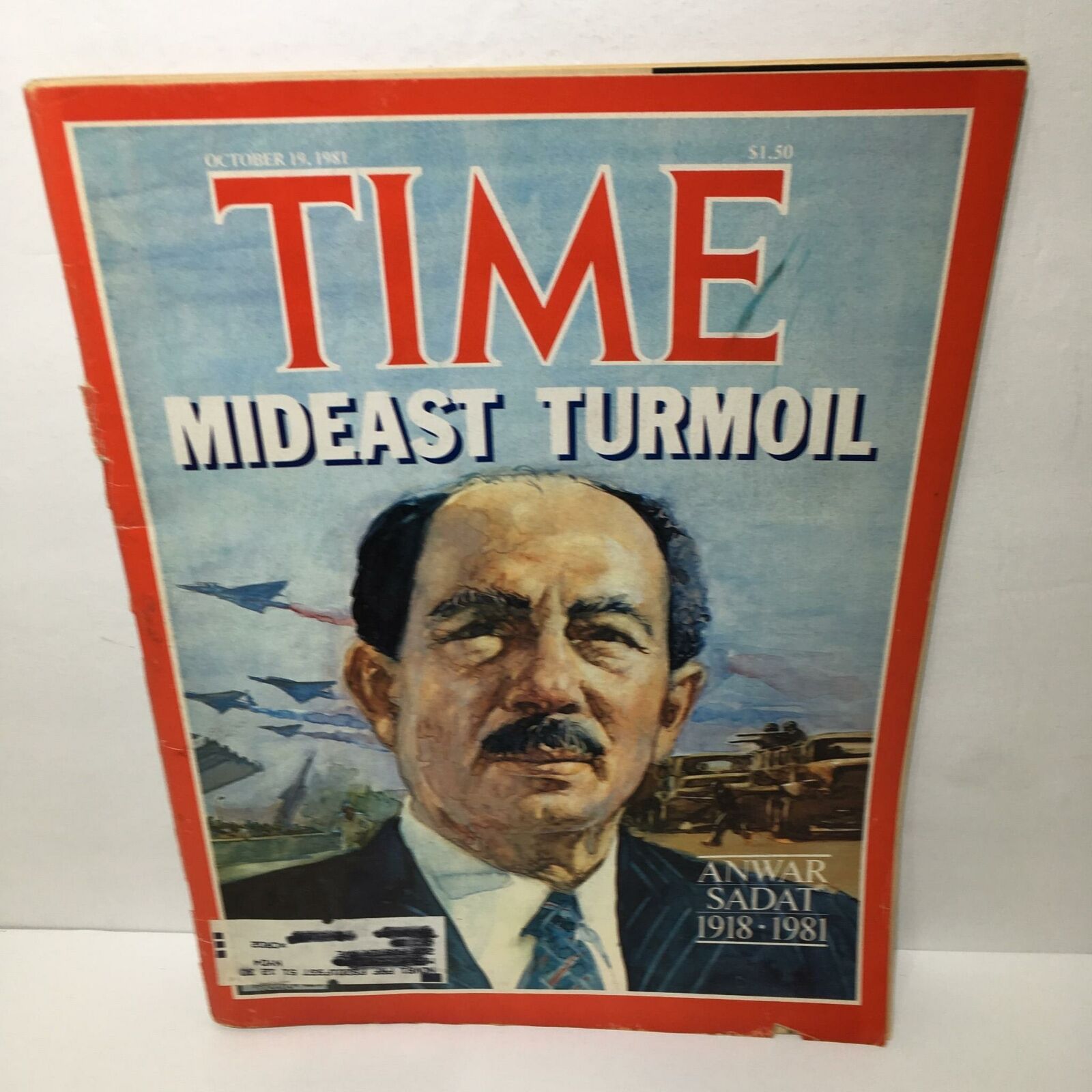 Time Magazine Oct 19 1981 Mideast Turmoil Anwar Sadat 1918-1981