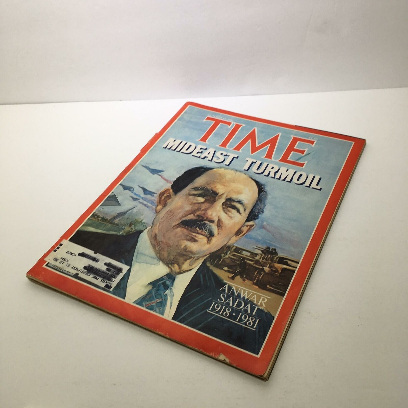 Time Magazine Oct 19 1981 Mideast Turmoil Anwar Sadat 1918-1981