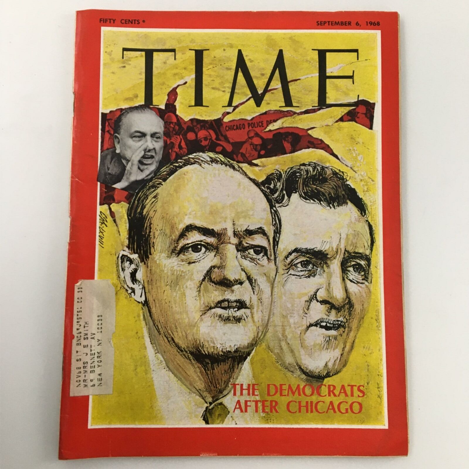 VTG Time Magazine September 6, 1968 The Democrats After Chicago