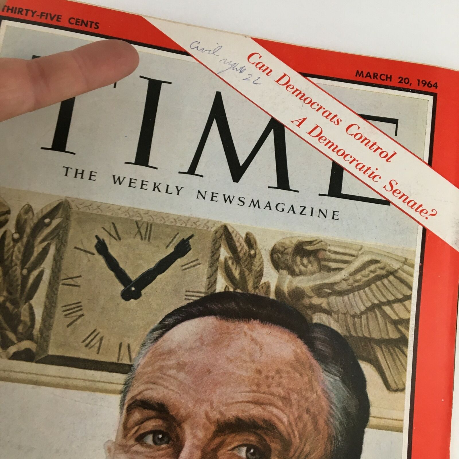 Time Magazine March 20 1964 Vol. 83 No. 12 Majority Leader Michael Mansfield