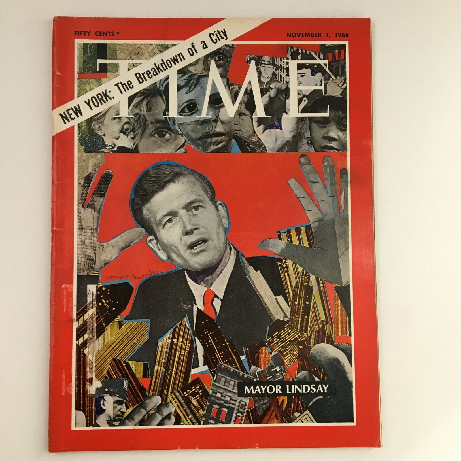 Time Magazine November 1 1968 Vol. 92 No. 18 New York City Mayor John Lindsay