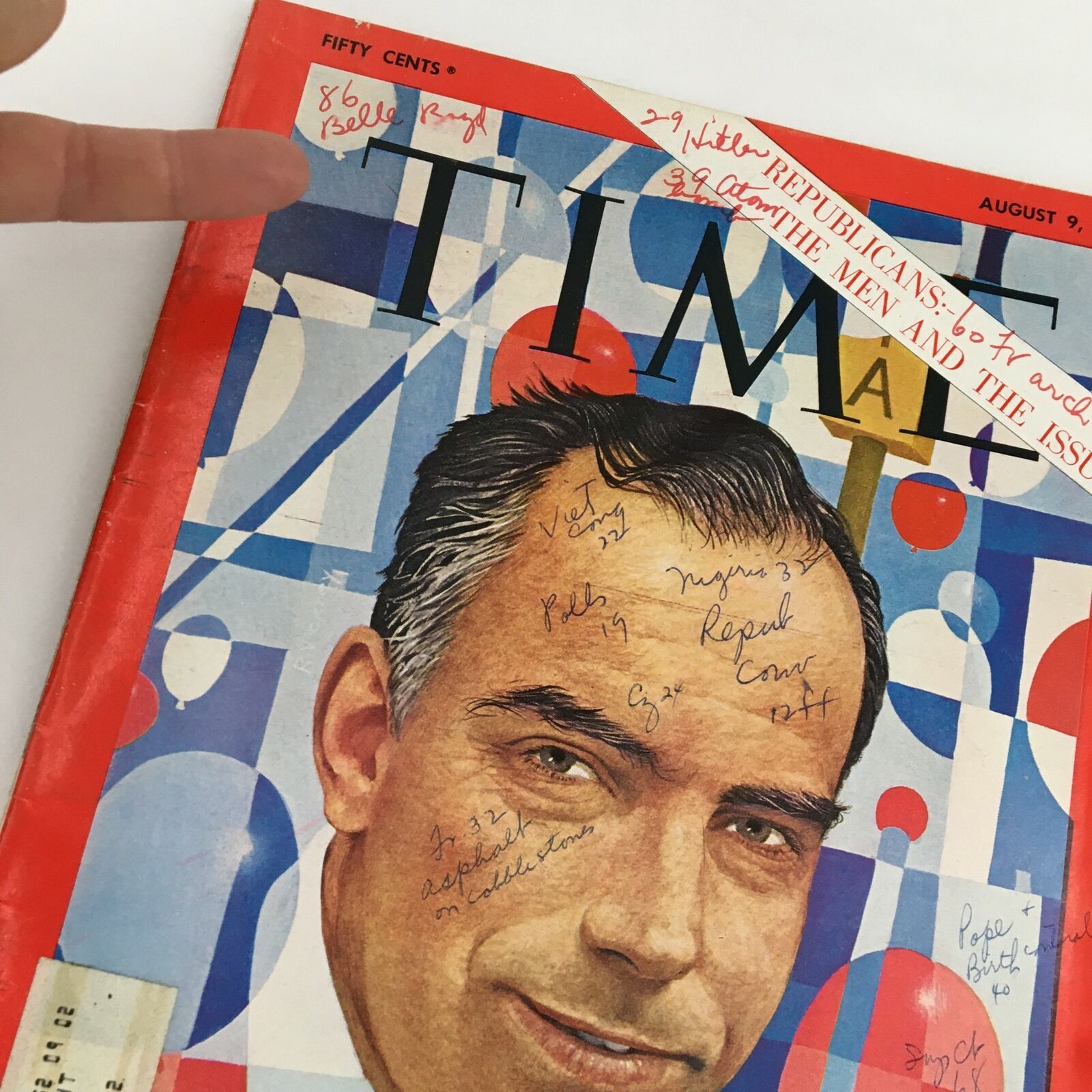 Time Magazine August 9 1968 Vol. 92 No. 6 The Keynoter Dan Evans