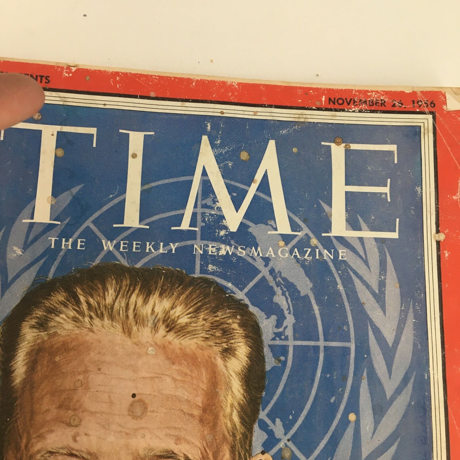 Time Magazine November 26 1956 Vol LXVIII No. 22 United Nations Dag Hammarskjöld