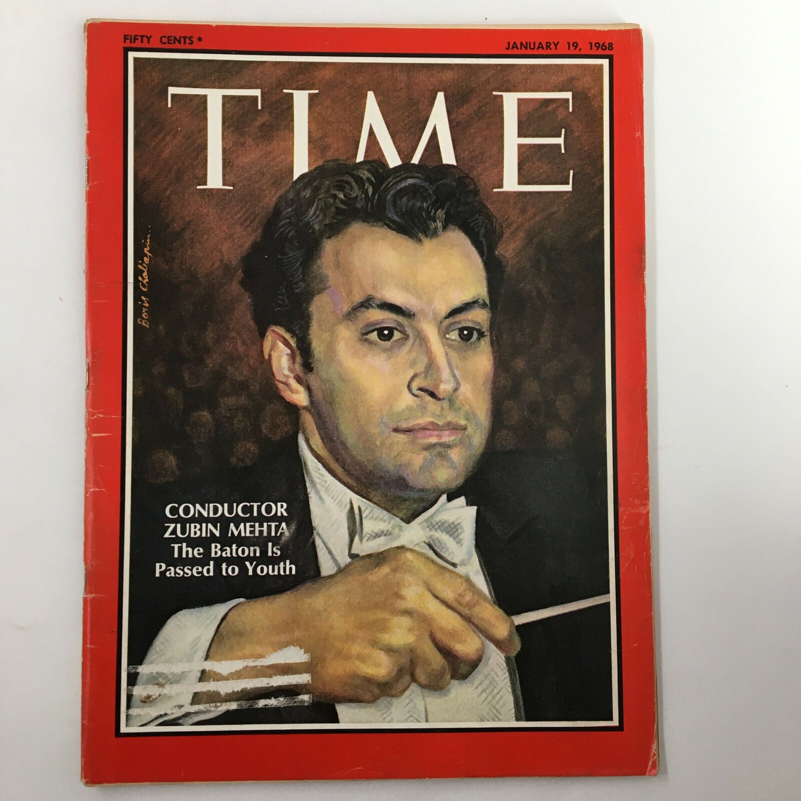 VTG Time Magazine January 19 1968 Vol. 91 No. 3 Conductor Zubin Mehta