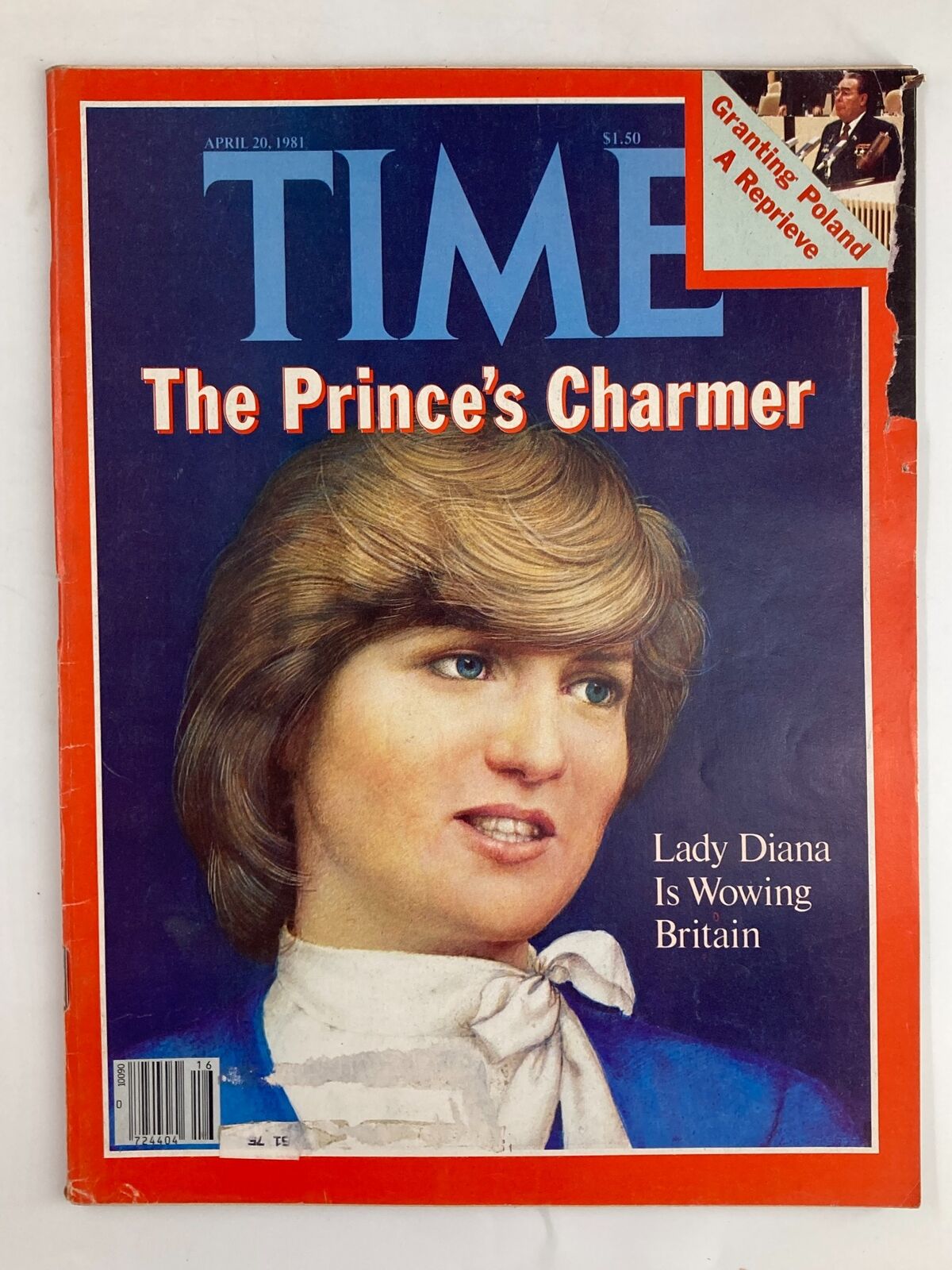 VTG Time Magazine April 20 1981 Lady Diana, The Prince's Charmer