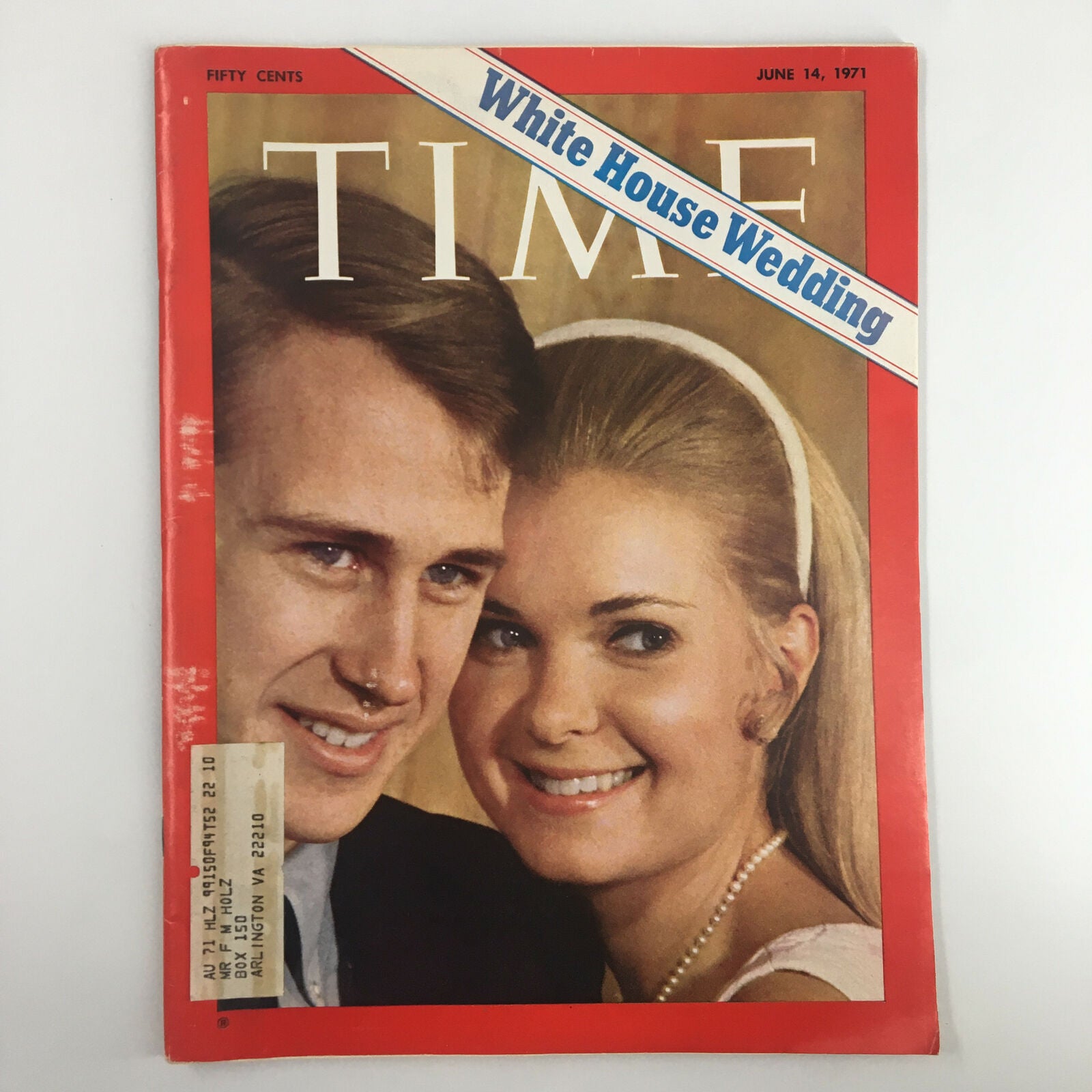 VTG Time Magazine June 14 1971 Vol. 97 No. 24 The White House Wedding