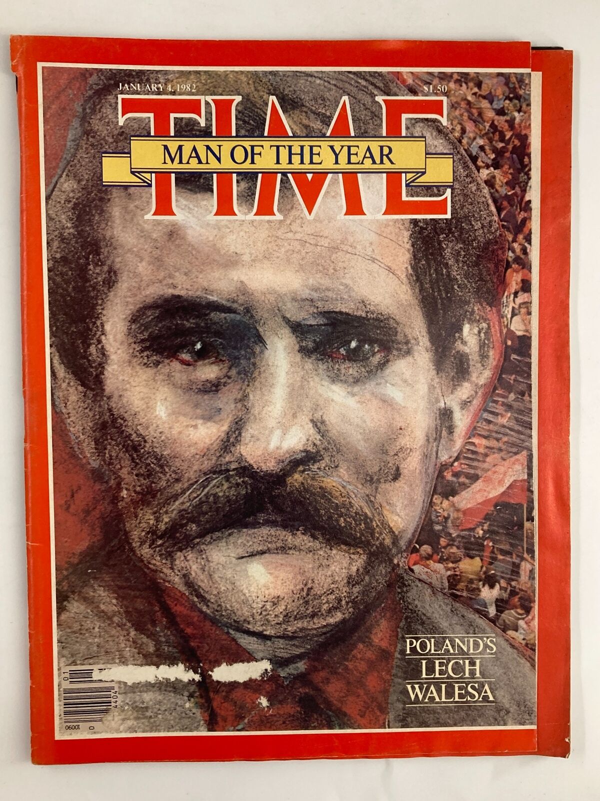 VTG Time Magazine January 4 1982 Vol 119 No. 1 Poland's Lech Walesa