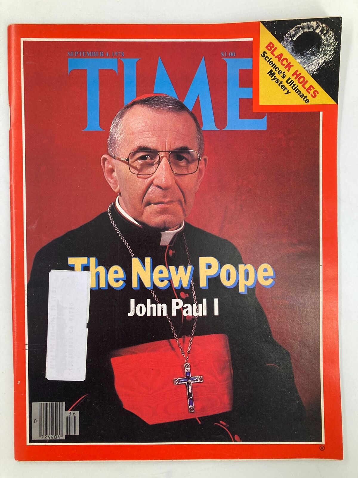 VTG Time Magazine September 4 1978 The New Pope John Paul I