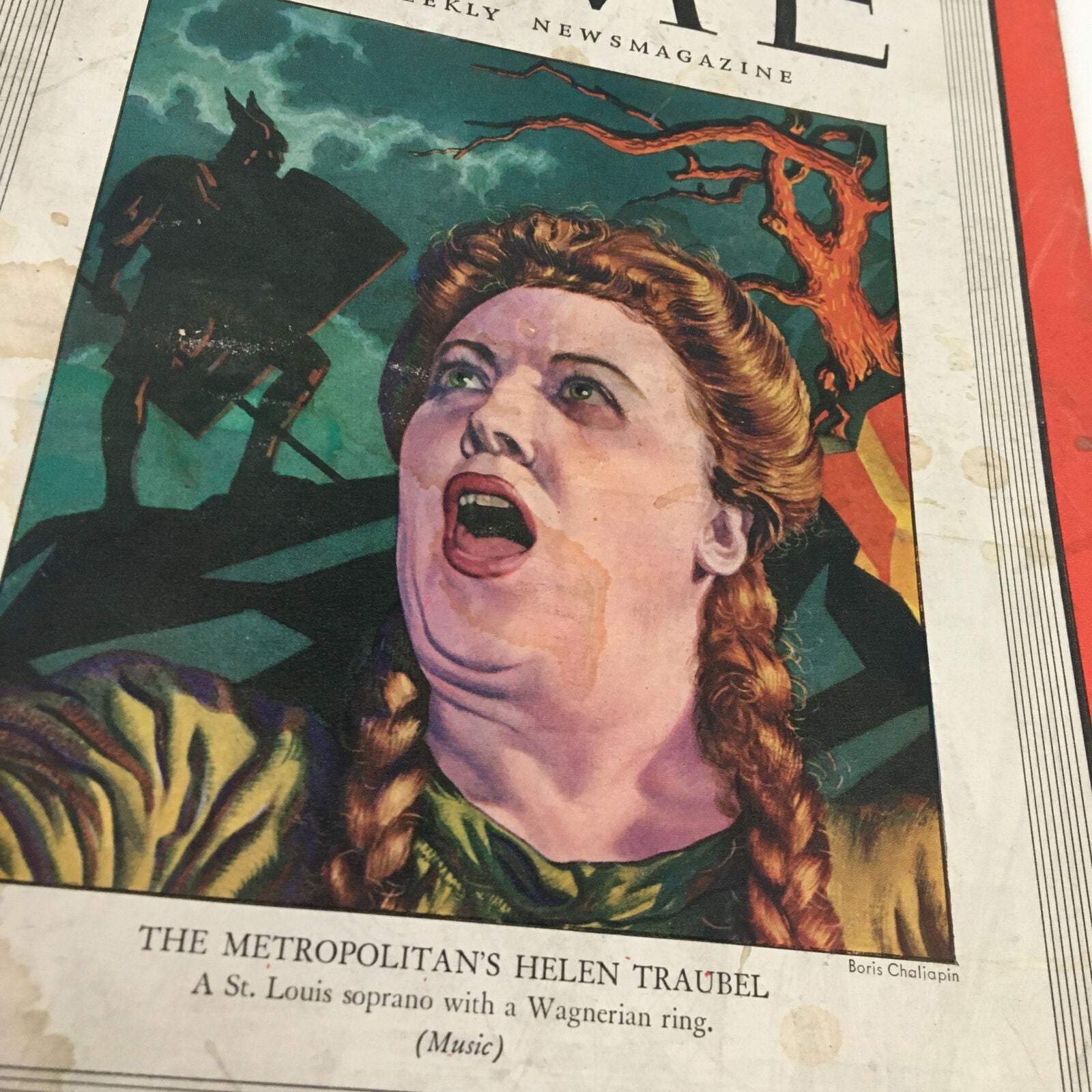 Time Magazine November 11 1946 Vol. 48 No. 20 The Metropolitan's Helen Traubel