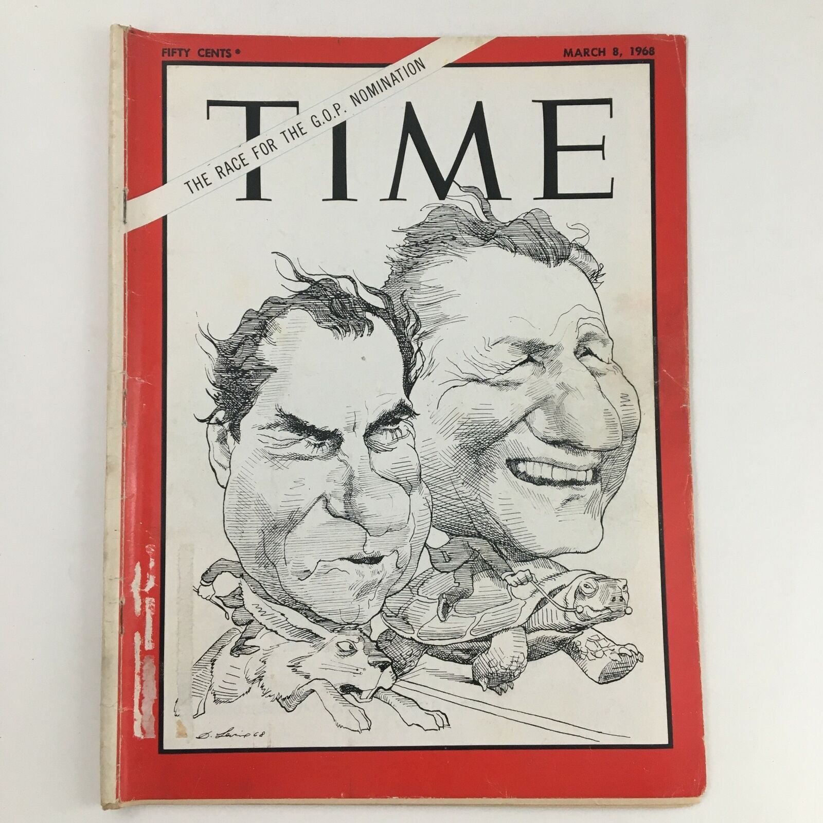 Time Magazine March 8 1968 Vol. 91 No. 10 The Race for the G.O.P. Nomination