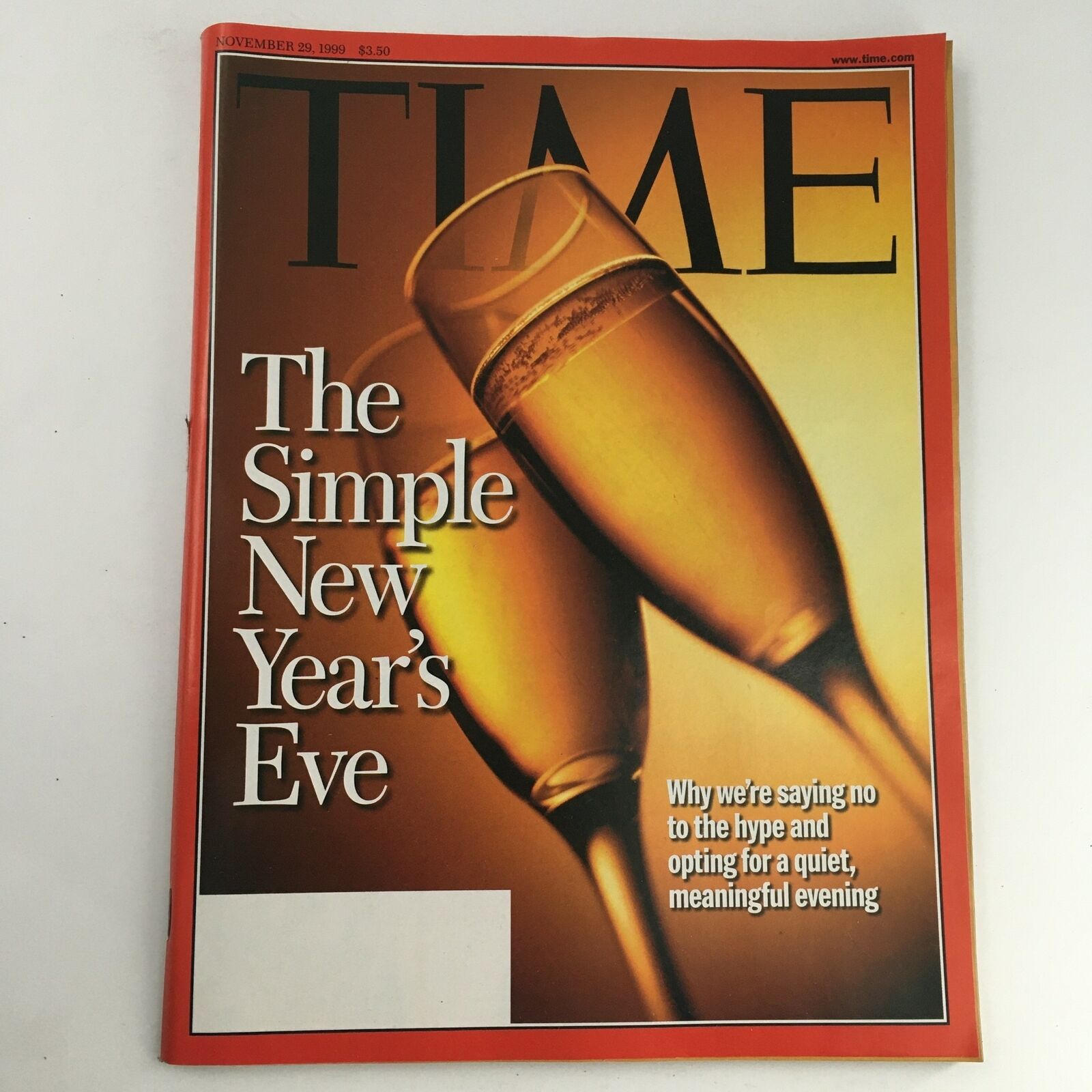 Time Magazine November 29 1999 The Simple New Year's Eve A Meaningful Evening