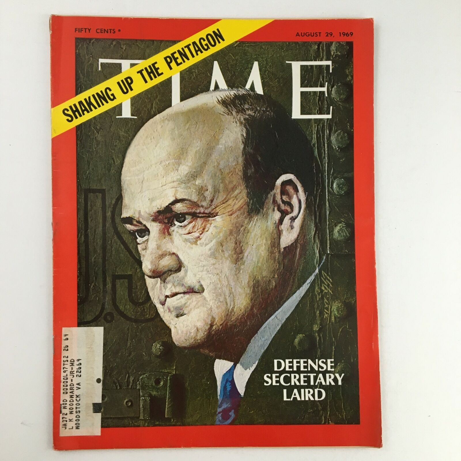 Time Magazine August 29 1969 Vol. 94 No. 9 Defense Secretary Melvin Laird