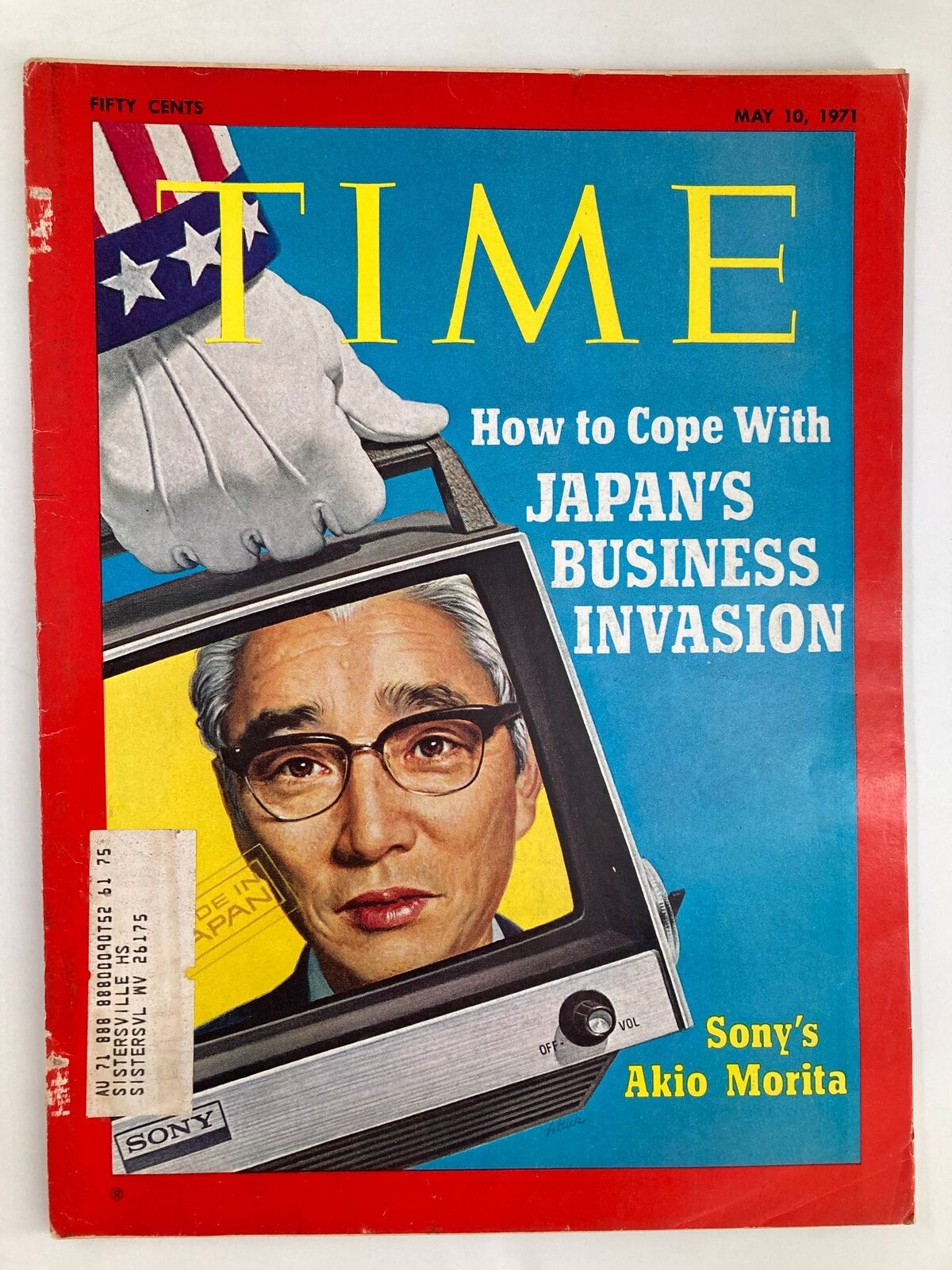 VTG Time Magazine May 10 1971 Sony's Akio Morita Japan's Business Invasion