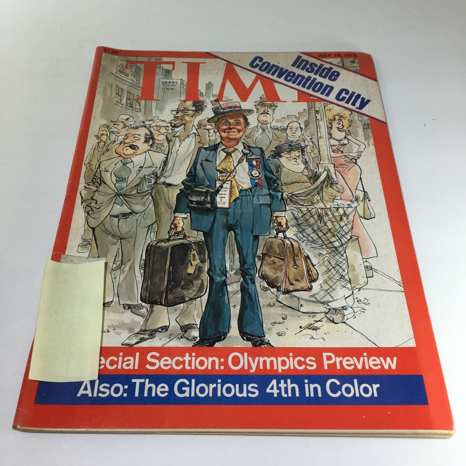 Time Magazine: July 19 1976 - Inside Convention City Also The Glorious 4th Color